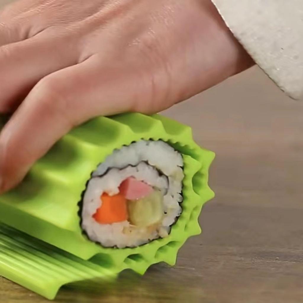 Silikon Sushi Rollmatte Japanische Sushi-Herstellungsform Koreanisches Seetang-Sushi Kimbap Spezialwerkzeug für Küchenanfänger und Kinder
