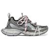 Balenciaga 3XL Low Top Chunky Sneakers 5cm Women's Gray Charcoal Gray 734731W3XL51219