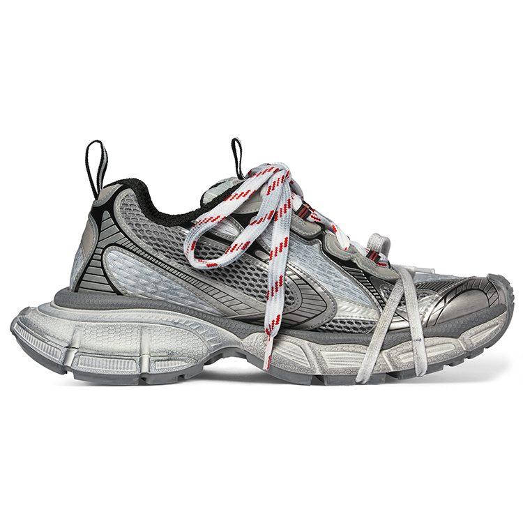 Balenciaga 3XL Low Top Chunky Sneakers 5cm Women's Gray Charcoal Gray 734731W3XL51219