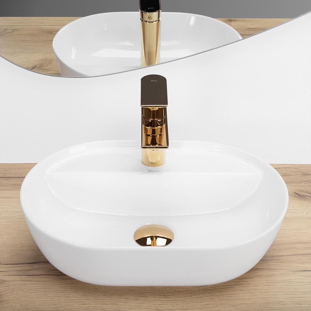 Umywalka aura 42 - nablatowa sku rea-u6617