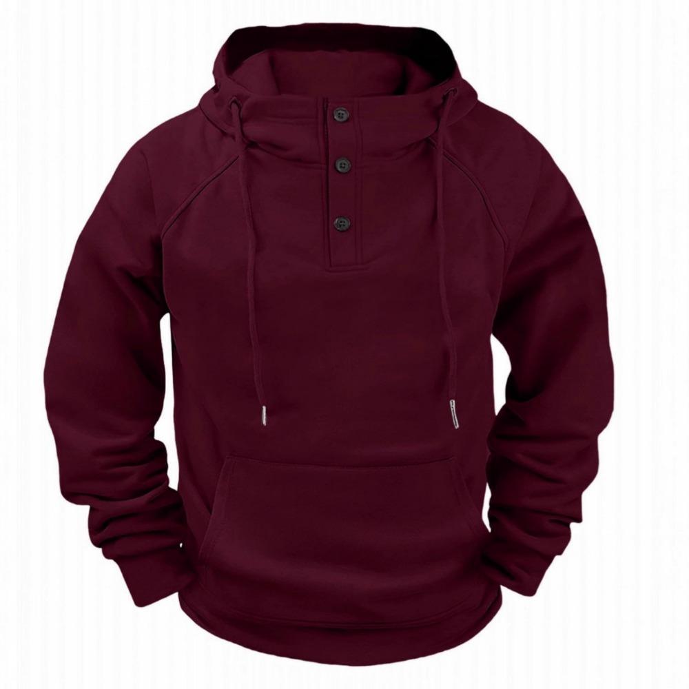 New American Style Men's Hoodie Men's Casual Sports Sweatshirt Can Be Worn Outside