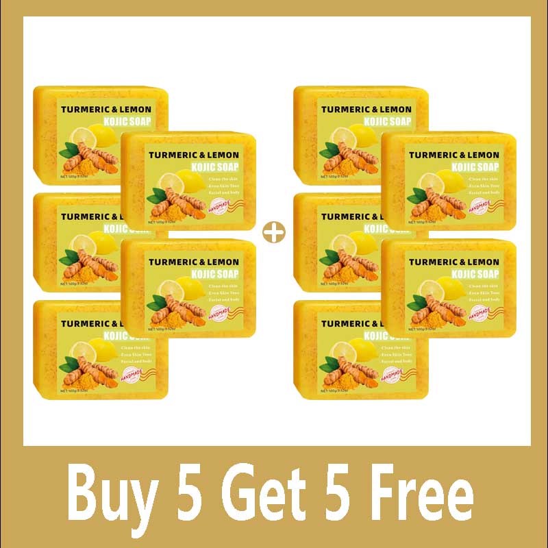 Turmeric Soap Face Cleansing Anti Acne Lightening Face Whitening Skin Remove Pimples Moisturizing Skin For All Skin Types