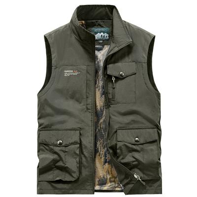 Spring and Autumn Wear Multi-pocket Outdoor Sports Vest Men's Waterproof Quick-drying Casual Vest