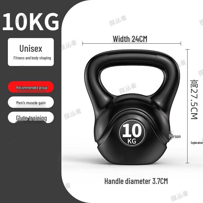 Rubber Coated Kettlebell for Home Fitness