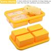 1-Cup Silicone Freezer Trays with Lid,Easy-Release Silicone Freezer Containers,Freeze and Store Soup,Broth,Sauce,Leftovers