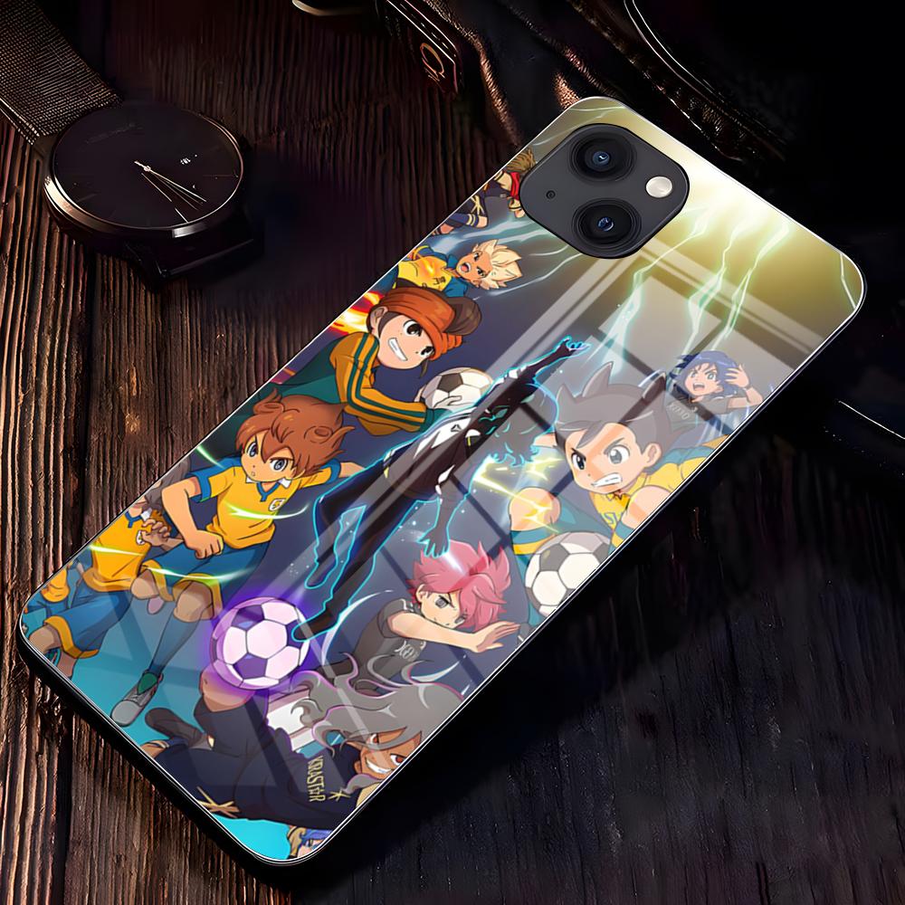 Anime I-InazumaS Phone Case For IPhone 17 Pro Max 16 15 14 Pro Max 13 11 X Xs Xr 8 7Plus Glass Cover