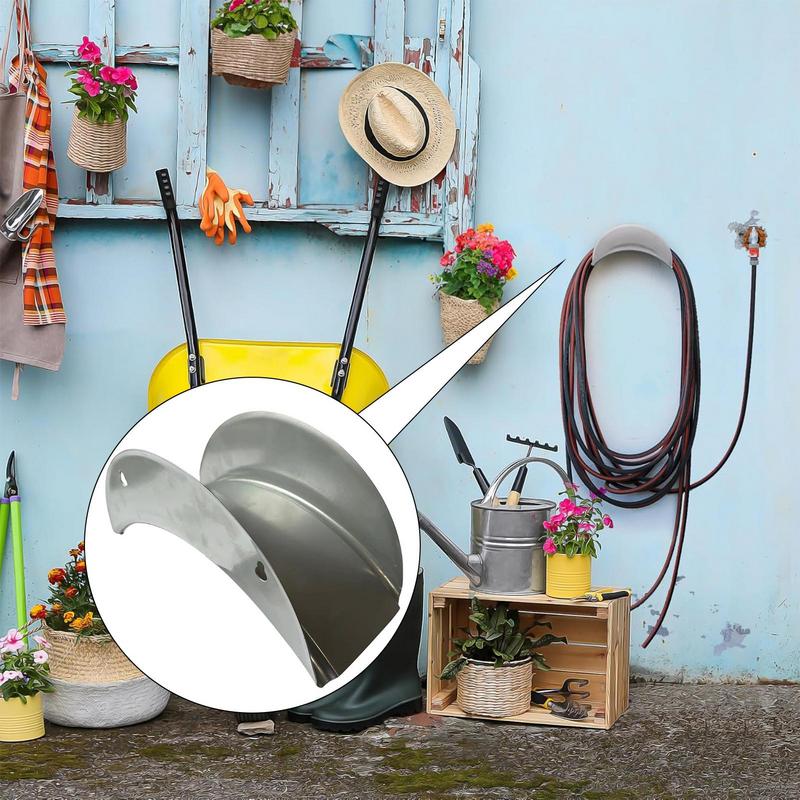 Water Hose Holder Heavy Duty Hose Reel Sturdy Wall Mounted Solid Hose Hook Hose Hanger Hose Organizer For Hose Storage Water