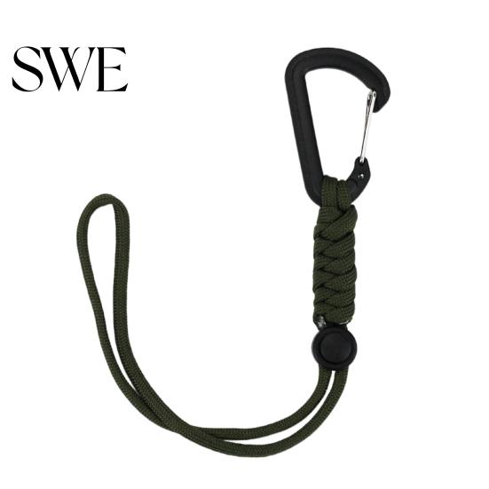 Carabiner Key Hooks Backpack Buckle High Strength Good Load-bearing Anti-loss Nylon Multifunctional Hanging Ring Bag Outdoor Accessories Buckles