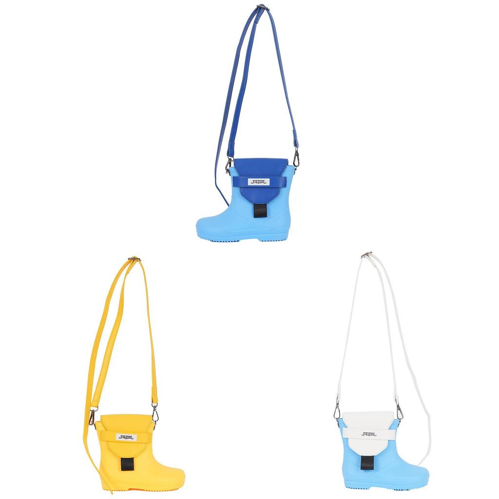 Sac bandoulière mignon style botte de pluie en matière PU pour les femmes urbaines en déplacement
