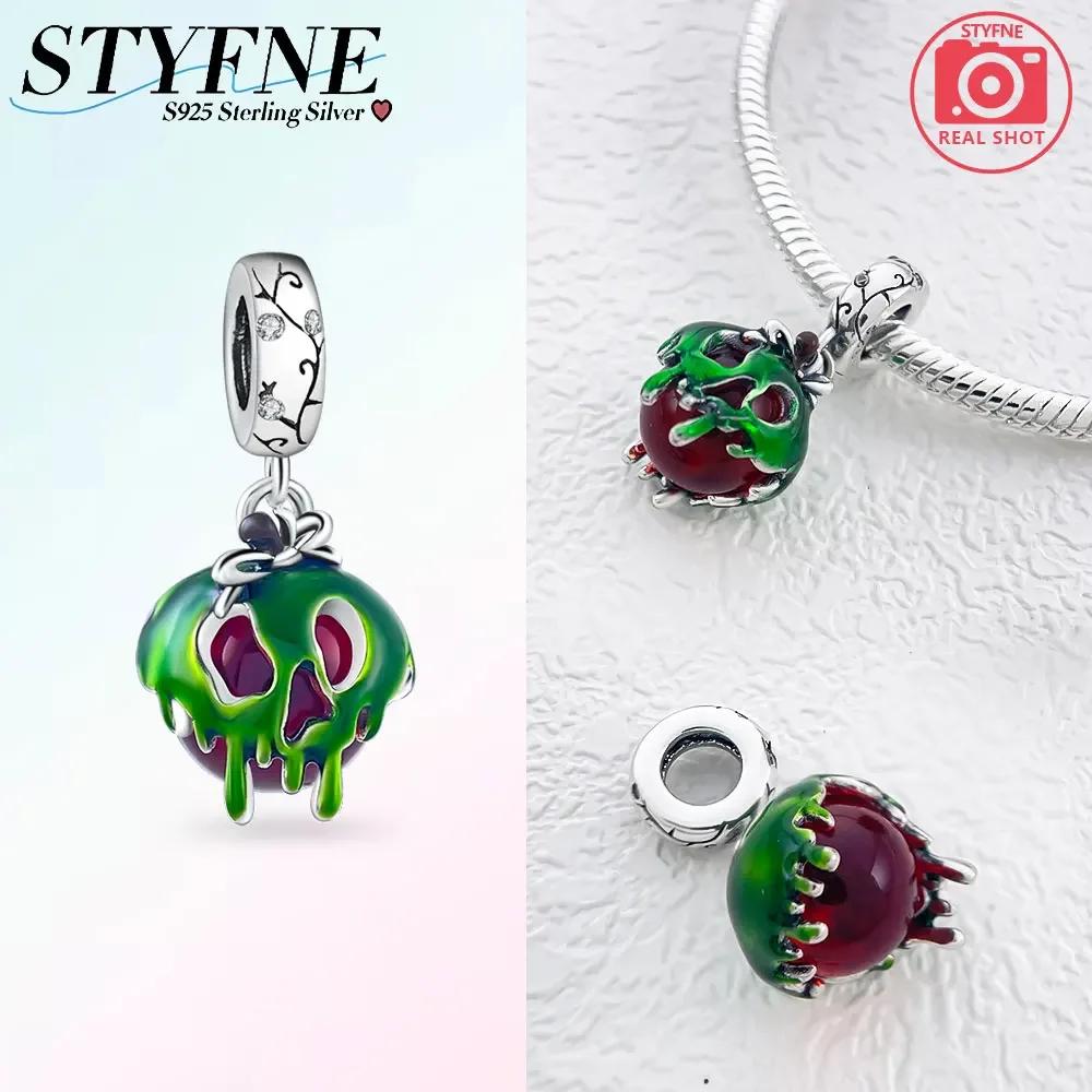 Copper Metal Halloween Luminous White Horror Ghost Dark Devil Charm Bead Component Bead Component Compatible With Authentic Original Brand Bracelet