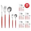 Stainless Steel 30-Piece Tableware Steak Knife, Fork and Spoon 5 Main Pieces Tableware Suit
