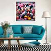 DIY Diamond Painting Round Diamond Happy Minnie Mickey Full Diamond Mosaic Home Decoration Painting Cross Stitch Kit