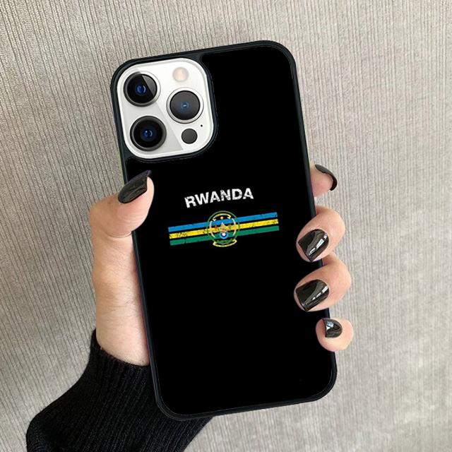 Ruanda Flagge Handyhülle Für iPhone 17 Air 15 16 16e Pro Max 11 12 13 14 Hülle Für apple Max Plus Hülle Fundas Schale