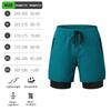 WOSAWE MTB Shorts Quick Dry Breathable Loose Shorts Mountain Bike Men's Shorts 5D Gel Pad Outdoor Running Riding Cycling Pants