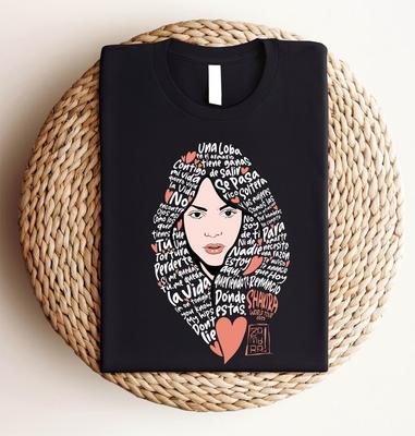Shakira World Tour 2025 Las Mujeres Ya No Lloran Concert T-Shirt