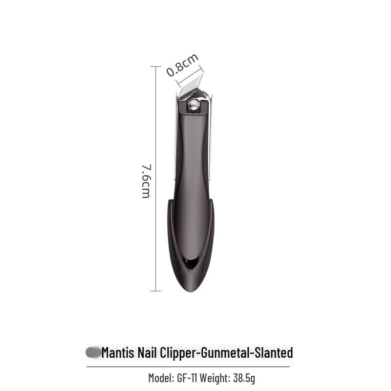 

Mantis Zinc Alloy Anti-Splash Nail Clipper Set - High Carbon Steel Manicure & Pedicure Tool.