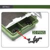 Carp Fishing Tackle Box Fishing Lure Storage Box Organizer Dividers for Easy Tackle Management and Bait Storage for Anglers