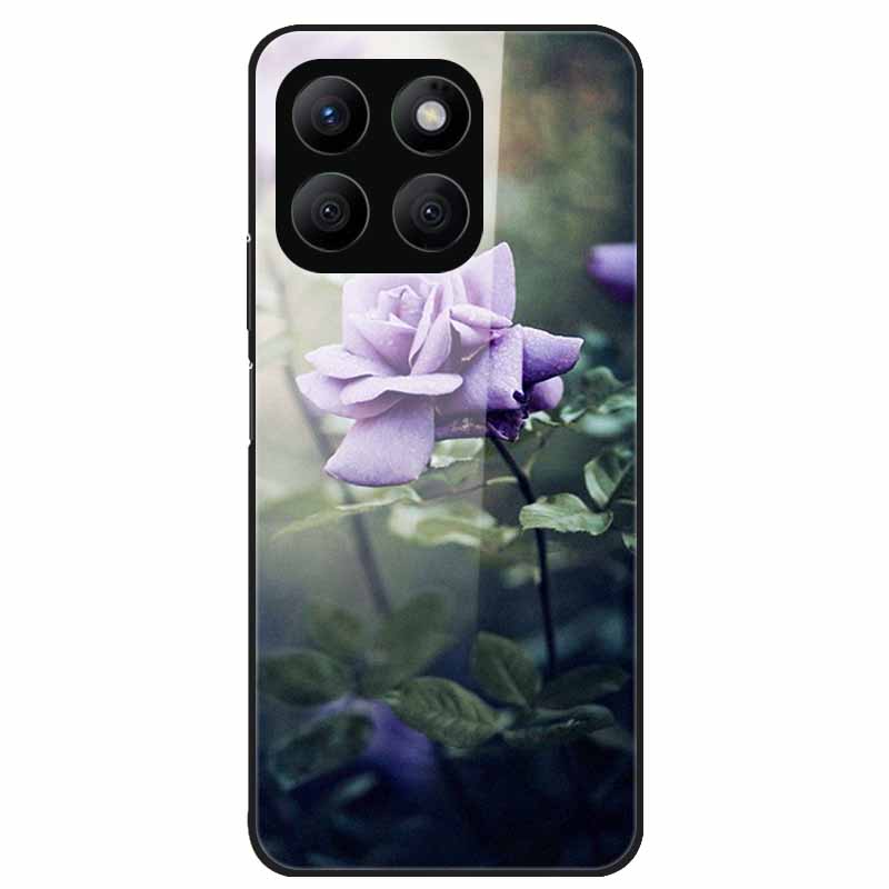 For Honor X8C Case Tempered Glass Hard PC Back Shell for Honor X8C 4G Phone Cases Bumper Covers for HonorX8C X 8C Fashion Shells