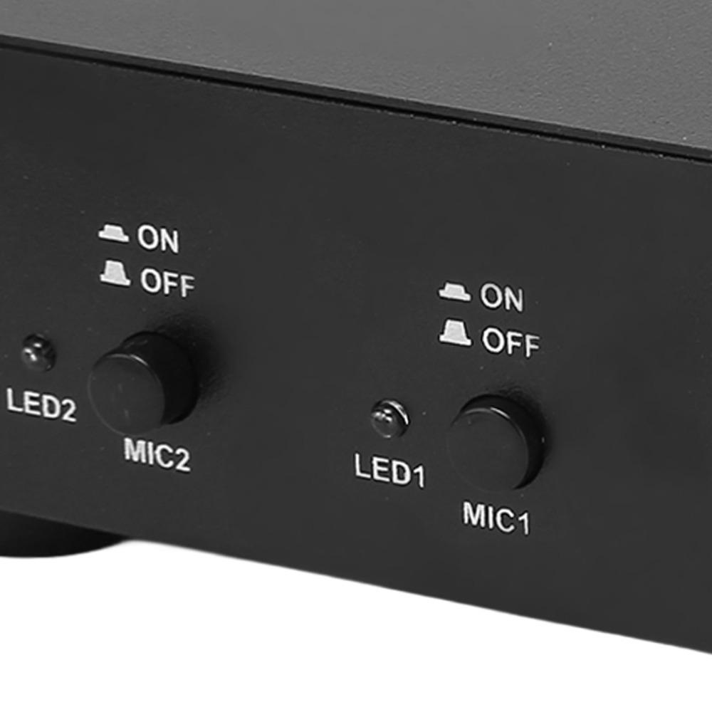 High Stability 48V Phantom Power Supply Low Pass Filter 2 Channel For Condenser Microphone