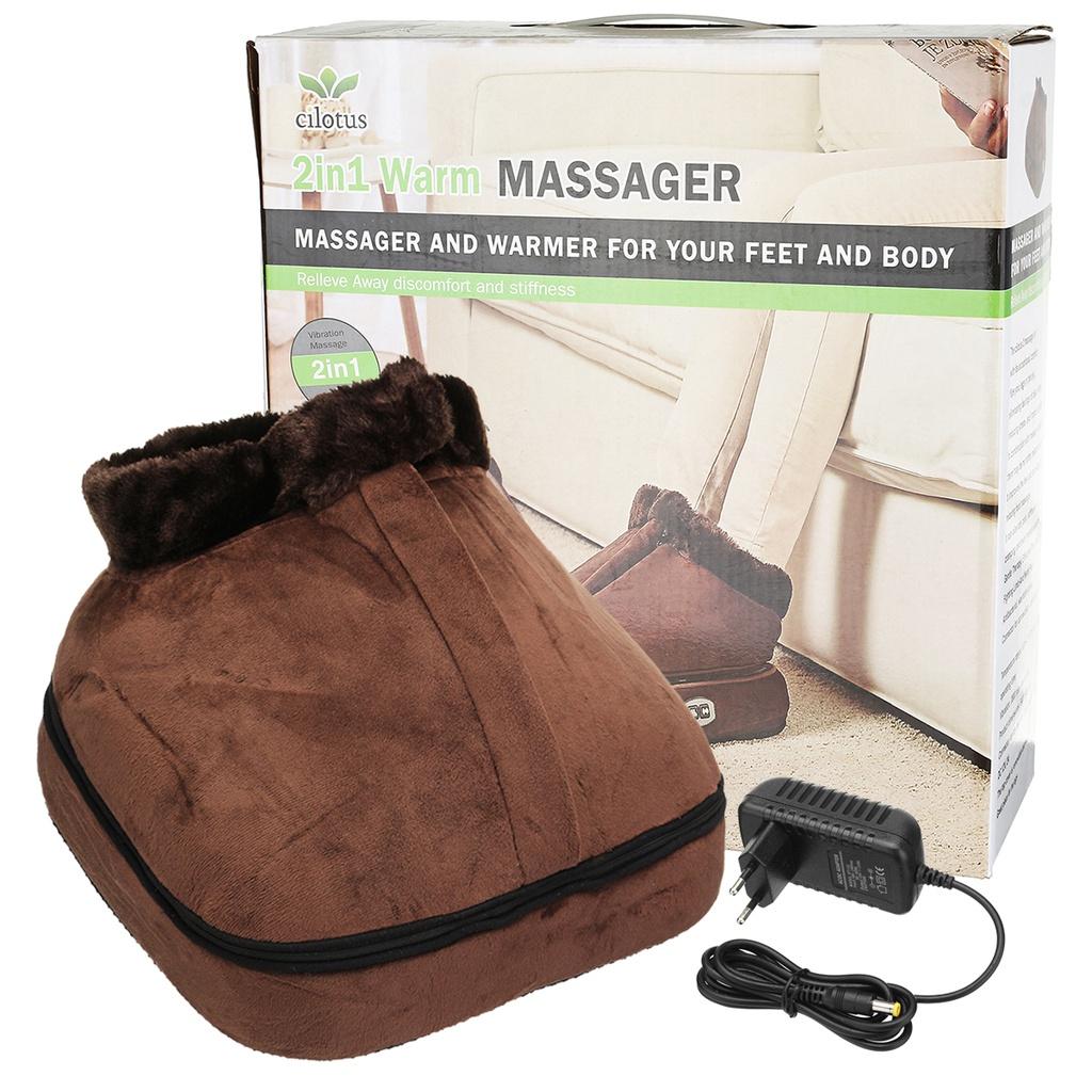 

Большой тапок для ноги с подогревом Теплые массажные туфли Электрическая грелка для ног Уютный бархат для ног Грелка для ног Массажер 2 в 1