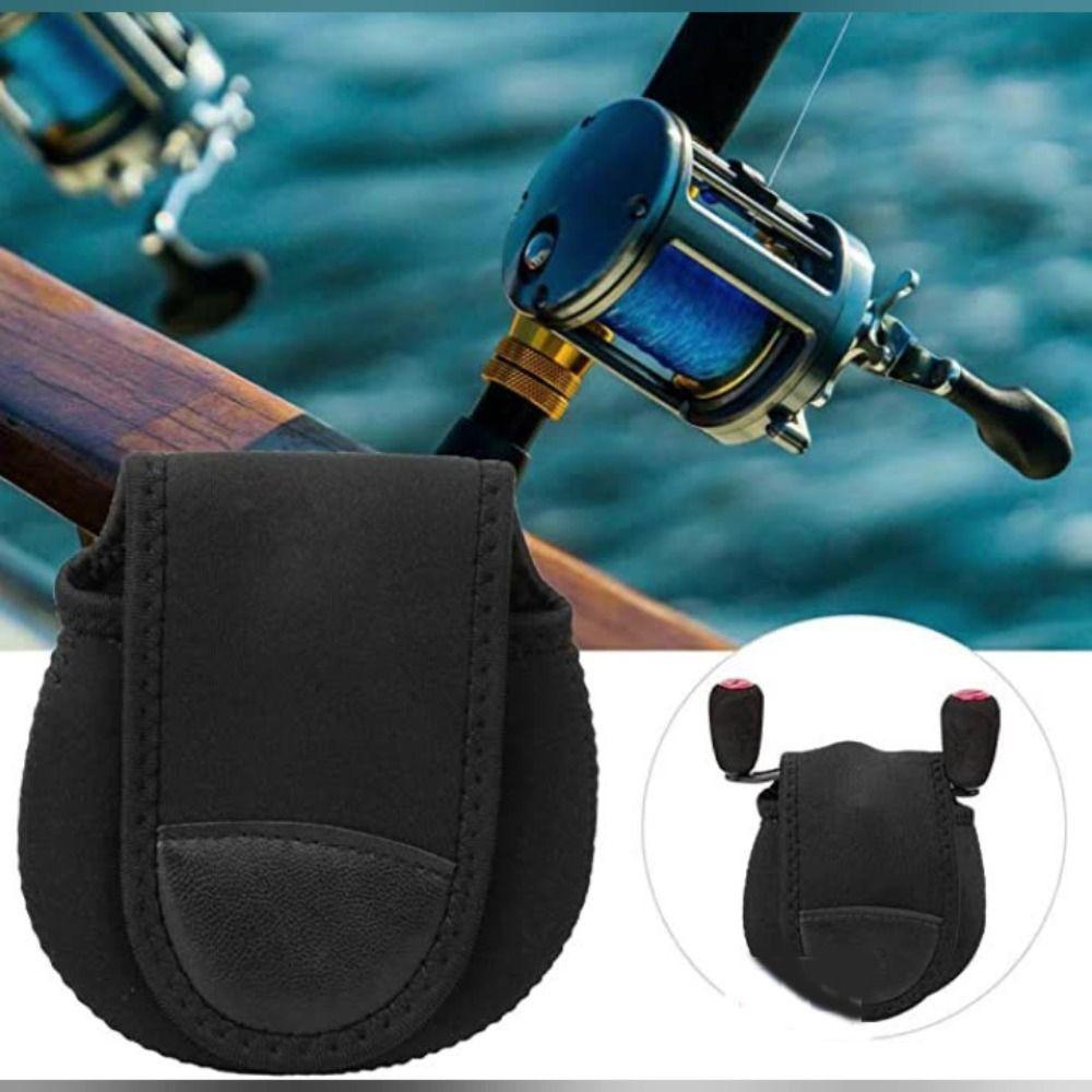 NEW Water-Resistant Fishing Reel Bag Multi-Purpose Durable Trolling Reel Cover Baitcasting Reel Bag Fishing Tackle Accessories