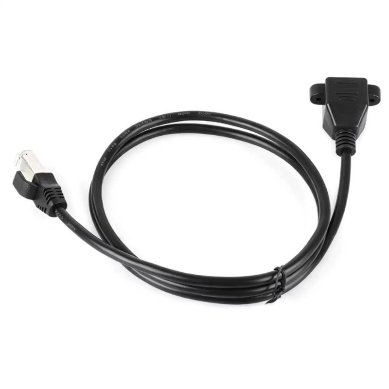 

1Meter RJ45 CAT5e Shielded Ethernet Cable PVC Coating Stable Data Transfer For Routers Computers Printers 1