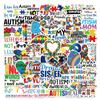10/50Pcs Autism Awareness Stickers Autistic Disorder Stickers Graffiti Stickers for DIY Luggage Laptop Skateboard Motorcycle Bicycle Stickers