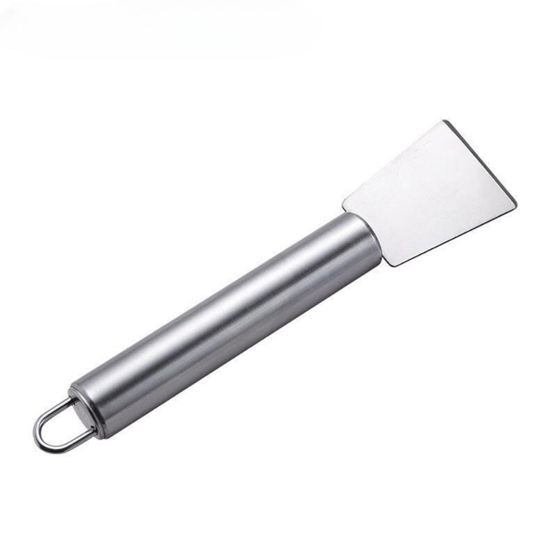 1PC Multifunctional Stainless Steel Kitchen Cleaning Spatula Scraper Ice Defrosting Remover Oil Stain Cleaning Tool Kitchen
