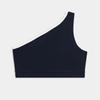 Spring/Summer One-Shoulder Yoga Set: Sexy Two-Piece Women's Fitness Outfit with Chest Pads
