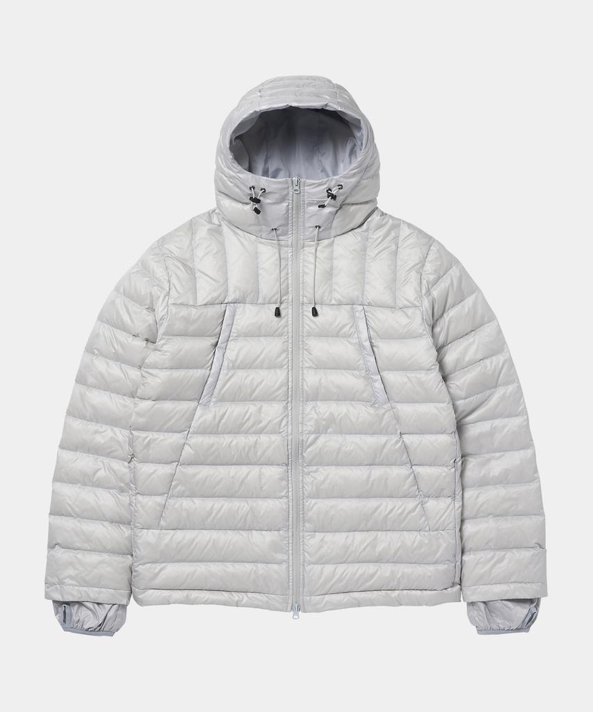 Lettercomo Shade Shell Light Down Puffer Padded Jacket Light Grey
