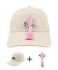 Jangeulang [Set] Beige Basic Ball Cap + Objet