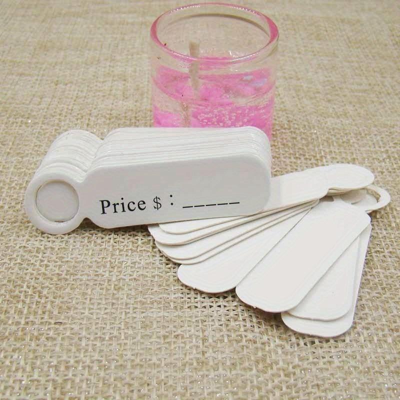 

1Pack of 100 Vintage Baked Small Labels DIY Jewelry Material Prices Hang Tags, Bookmarks, Gift Cards белый