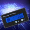 GY6GS PCB HTN Waterproof Battery Capacity Monitor Indicator LCD Display 1284V Blue