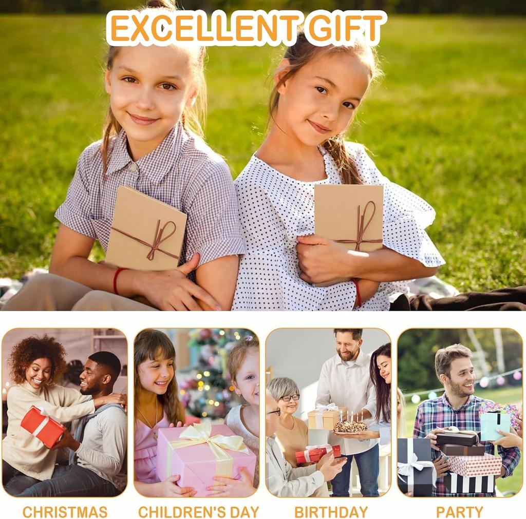 Scrapbook Photo Albums Hardcover Kraft Paper Foldable Keepsake Albums China No Printing for Wedding Graduation