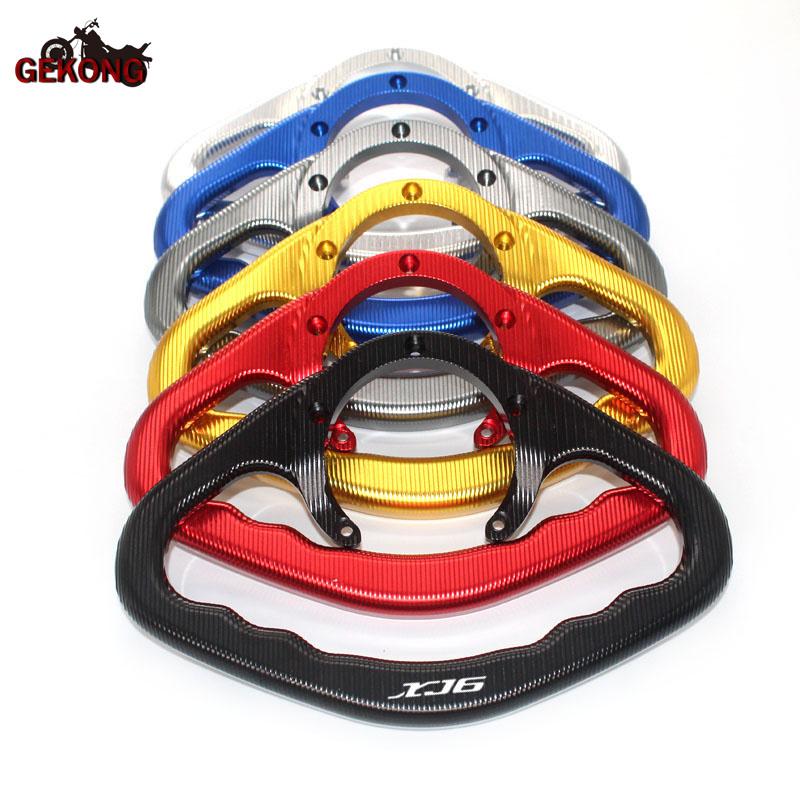 For YAMAHA XJ6 2009 2010 2011 2012 2013 2014 CNC Motorcycle Passenger Handgrips Hand Grip Tank Grab Bar Handles