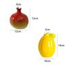 Suport ceramic hidroponic pentru flori Ghiveci drăguț pentru flori Vas lămâie rodie Sufragerie