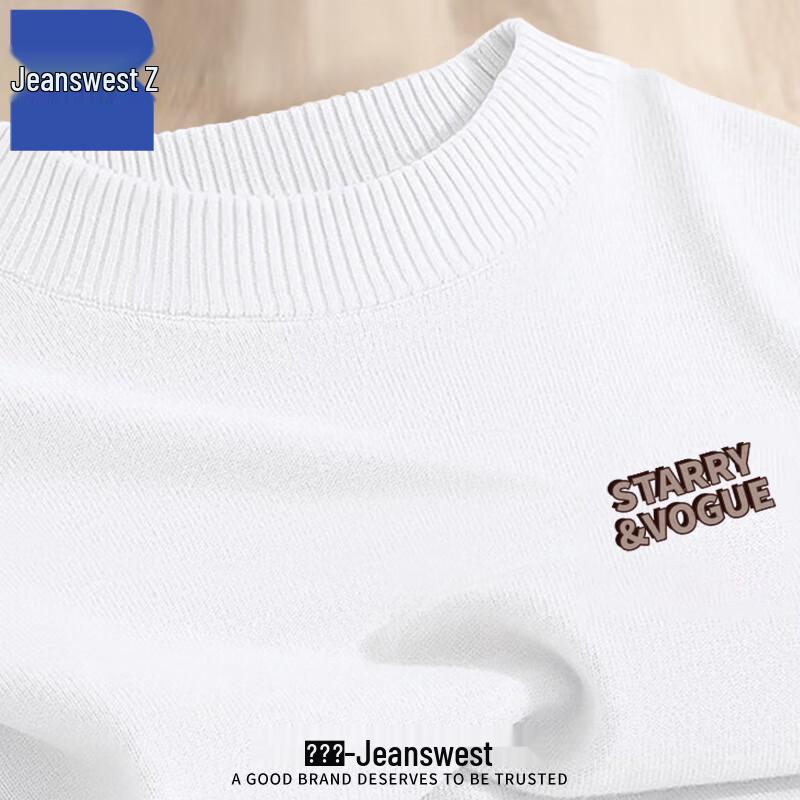 

Zhenweis Z Men s Winter Fleece-lined Round Neck Knit Sweater ANJ64 XL