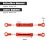   Servos Pull Rod-Steering Lever Accessory for  SCX10 D90 1/10 RC Car(75-80mm )