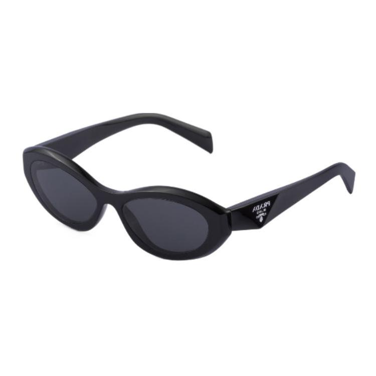 Prada Logo Detail Square Sunglasses Women sunglasses Black SPR26ZE16KC055FE08Z
