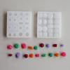 Easy Releasing Silicone Mold Various Shape Handmade Beads Moulds Pendant Molds Silicone Texture Suitable for Crafting
