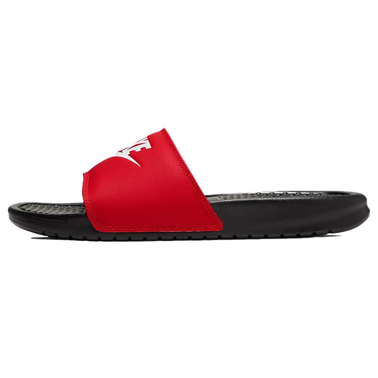 New Nike Benassi Jdi Black White Red 343880-026