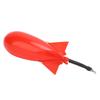 Carp Feeder Float Bait Holder Portable Wear Resistance Float Lure Bait Holder for Nesting Red L