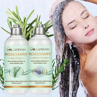 Rosemary Shampoo & Conditioner Set-Deeply Moisturizes, Strengthens & Smoothness Hair-Suitable for All Hair Types, 300ml+300ml