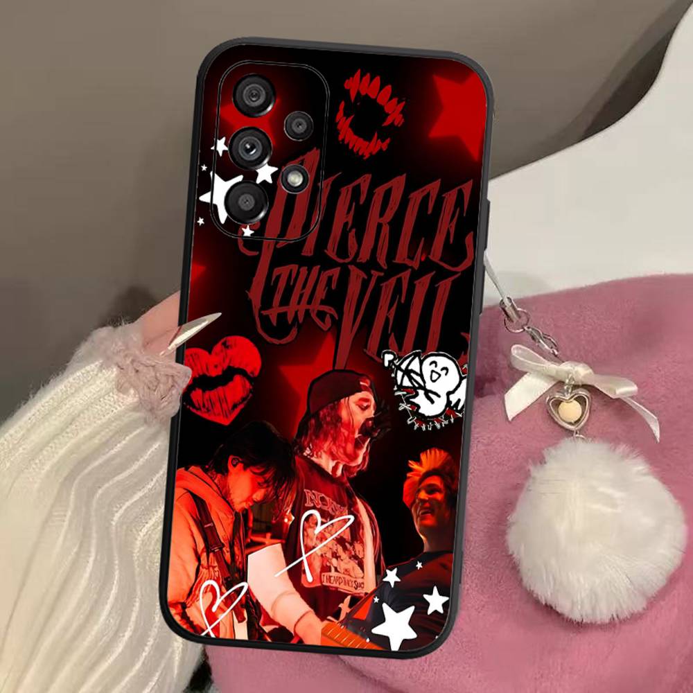 P-Pierce The V-Veil Band Phone Case For Samsung A 52 53 21 32 13 12 71 31 51 40 72 73 70 22 42 50 30 20 21 Shell