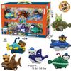 1Set Cartoon Octonauts Figure Captain Barnacles Kwazii Peso Tweak Dashi Inkling Octopod PVC Mini Collection Toys Kids Gift