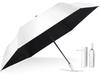 Folding Parasol for UV Light Blocking Lightweight, Women, Protection, 100% (Clear White)