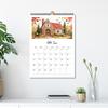 1pc, 2026 Watercolor House Theme Calendar - Cottage, 12 Different Designs, Wall Calendar, Birthday, Christmas, New Year Gift