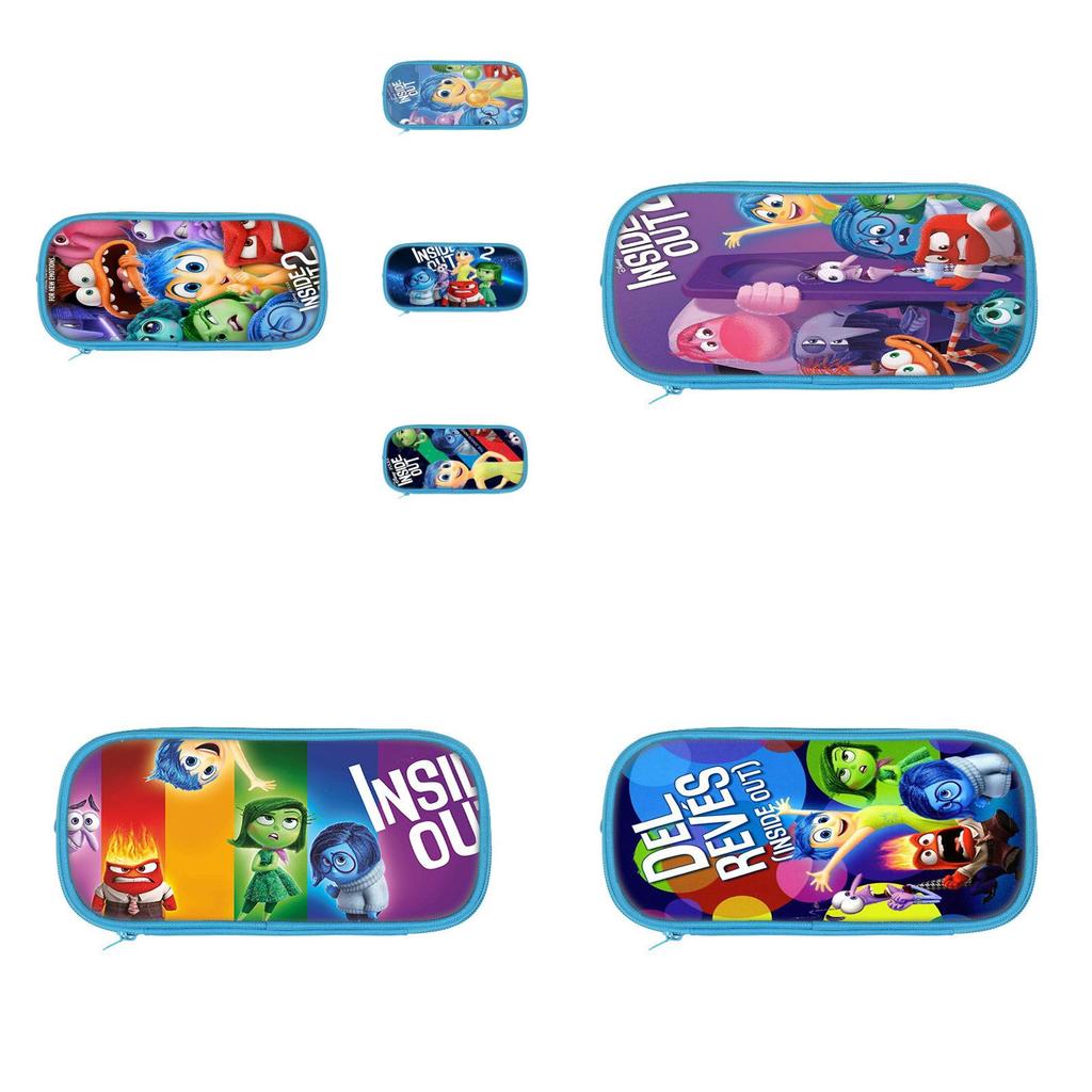 Inside Out Brain Characters Pencil Case With Large Capacity For Students And Office Use