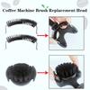 Espresso Machine Cleaning Brush for Portafilter Group Head with Durable Handle and Multi-Angle Bristles for Thorough Coffee Residue Removal