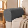 2Pcs Anti-Slip Jacquard Sofa Arm Covers Dust-Proof Couch Cover Furniture Protector  Household
